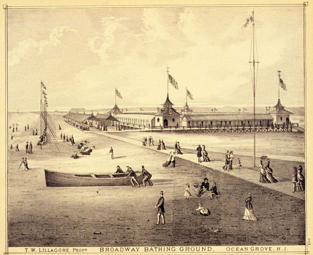 Broadway Bathing Ground, Ocean Grove, New Jersey Picture
