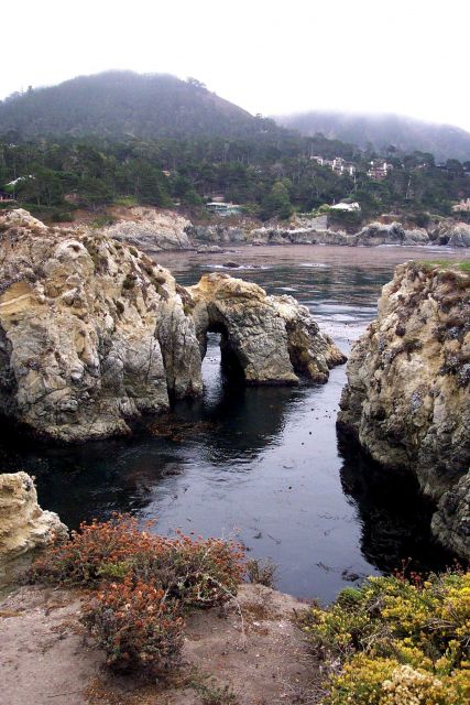 Looking southeast from above Gibson Beach toward Carmel Highlands. Picture