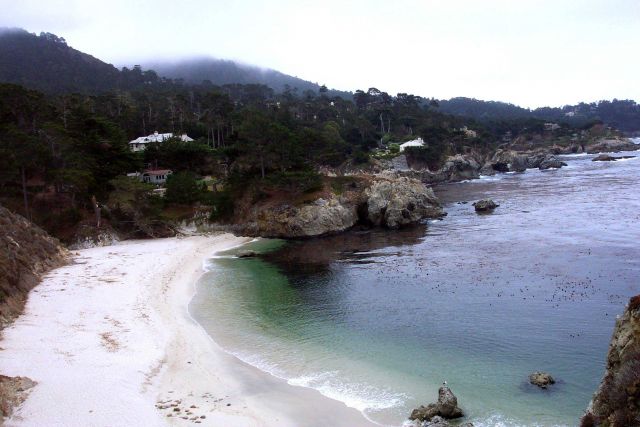 Gibson Beach at the south end of Point Lobos State Reserve. Picture