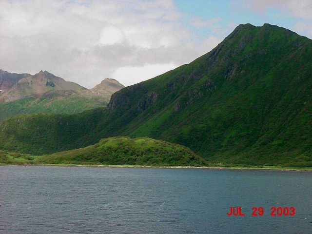Fish Bay, an offshoot of Kuiutka Bay, out past Semidi Islands on Alaska Peninsula Picture