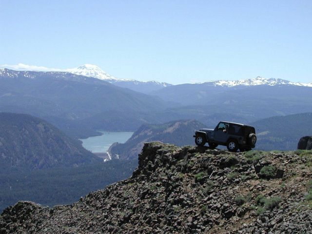 Jeep used for reconnaissance while looking for marks at Seward Picture