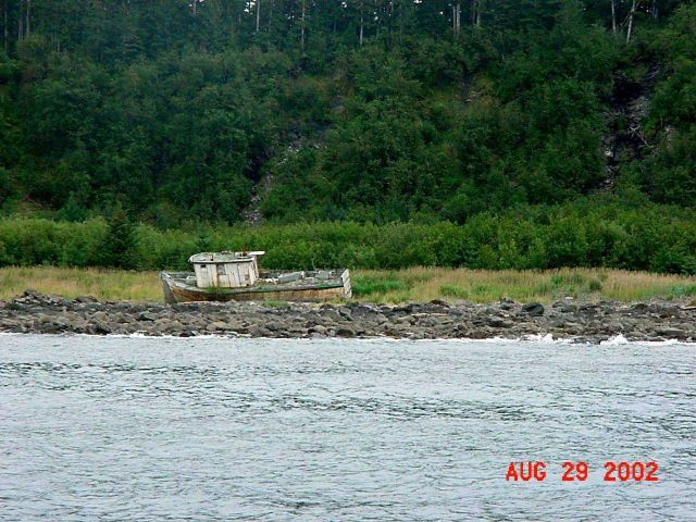 A wreck on Latouche Island, Prince William Sound. Picture