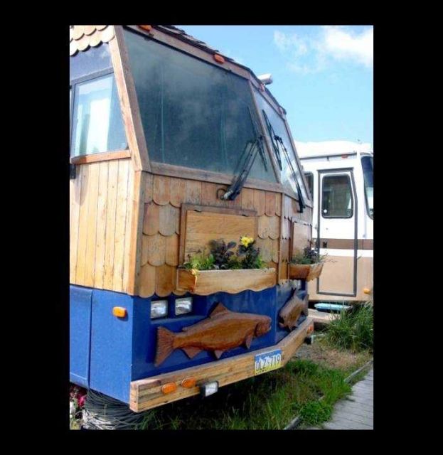 A motor home that has captured the spirit of coastal Alaska. Picture