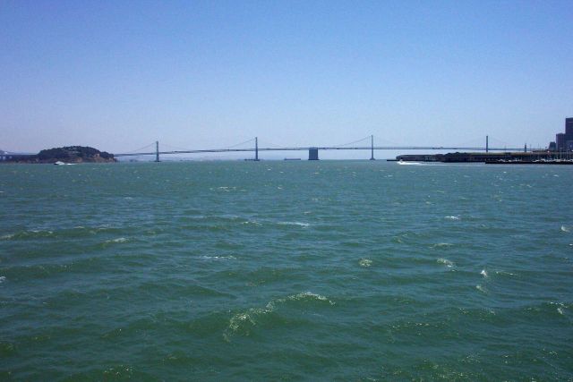 The San Francisco-Oakland Bay Bridge. Picture