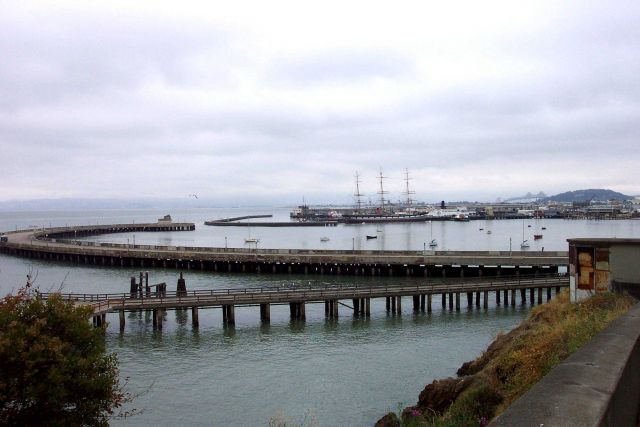 The basin at the San Francisco Maritime National Historic Park Picture