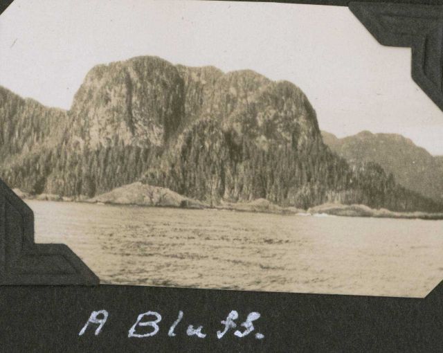 A high bluff. Picture