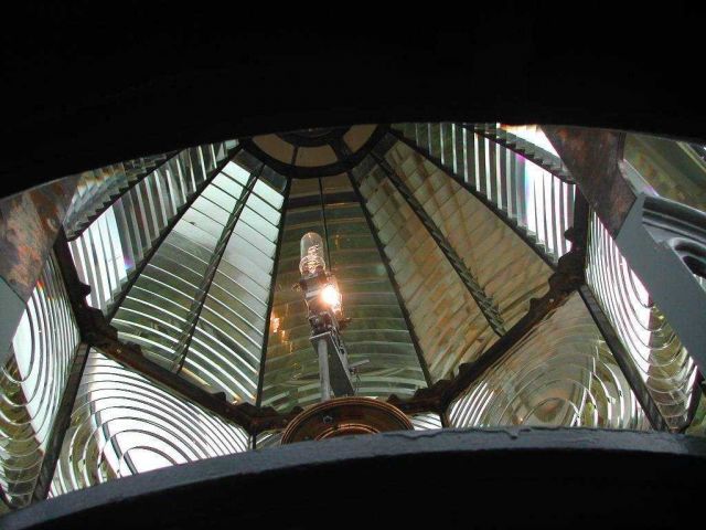 First order lens Heceta Head, Oregon. Picture