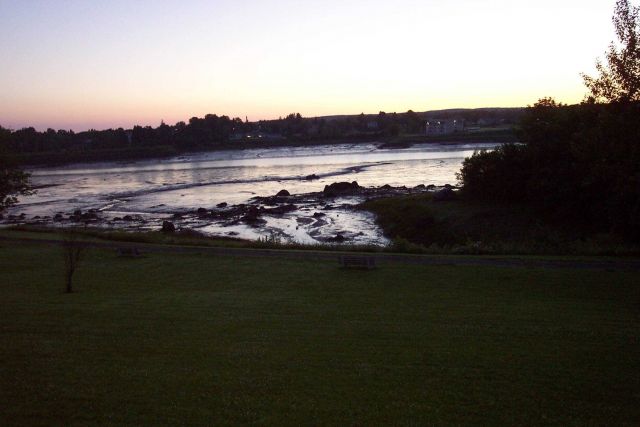 A very low tide early in the morning along the St Picture