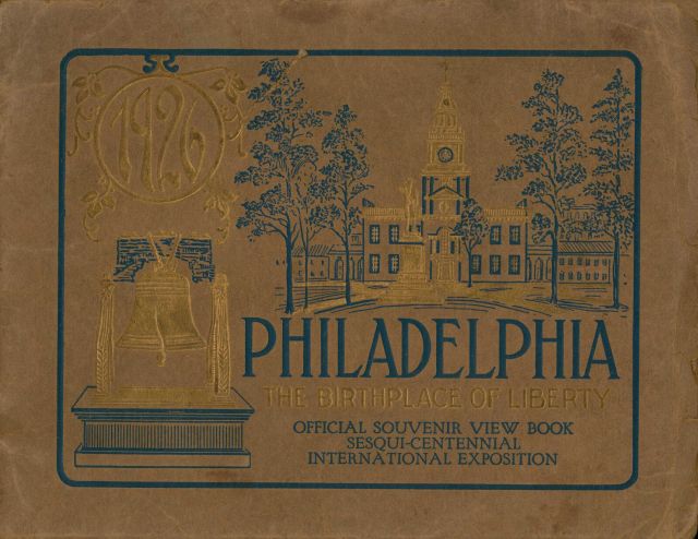 Cover of Philadelphia Sesqui-centennial souvenir booklet: 