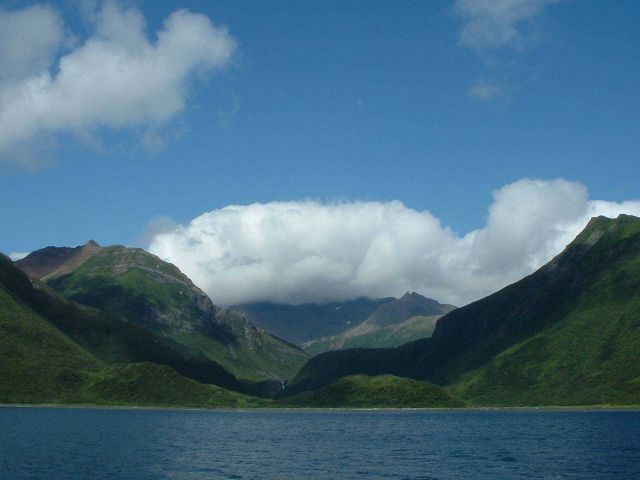 Coastal scene in southern Alaska. Picture