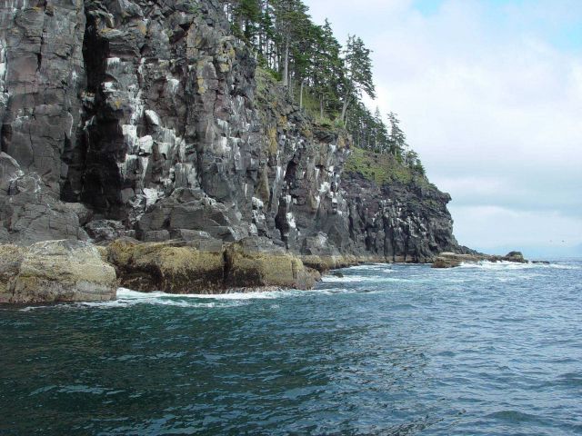Coastal scene in southern Alaska. Picture