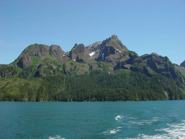 Coastal scene in southern Alaska. Picture
