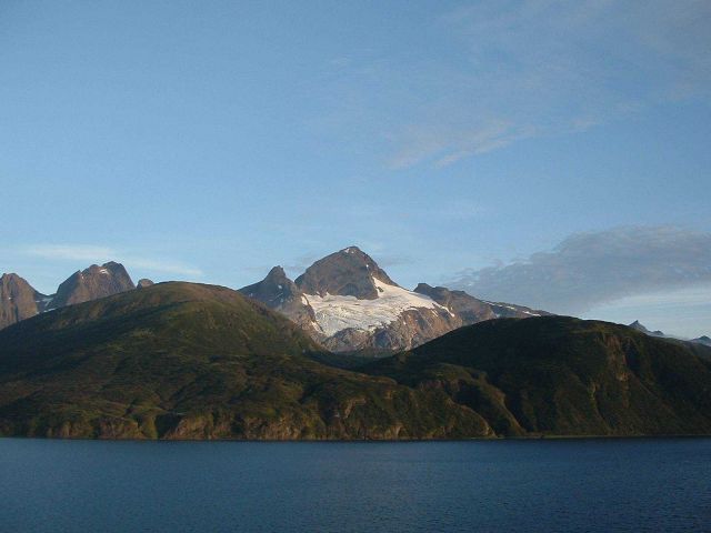 Coastal scene in southern Alaska. Picture