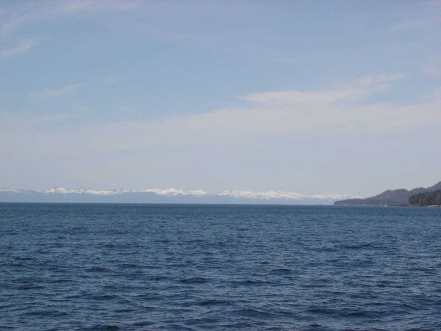 An inpenetrable barrier of mountains met the early explorers looking for the western terminus of a mythical NW passage. Picture