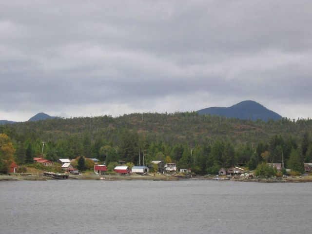 Island homes in the Ketchikan area. Picture