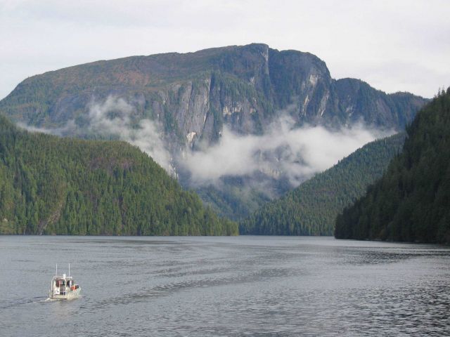NOAA Ship RAINIER survey launch headed out for a day's work in the Rudyerd Bay area Picture