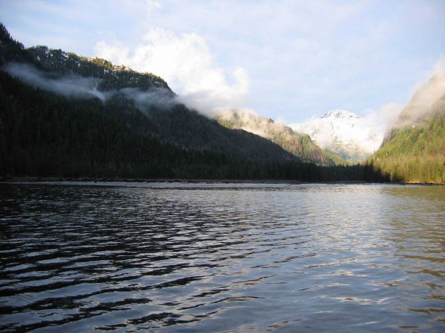 Magnificent scenery in Rudyerd Bay. Picture