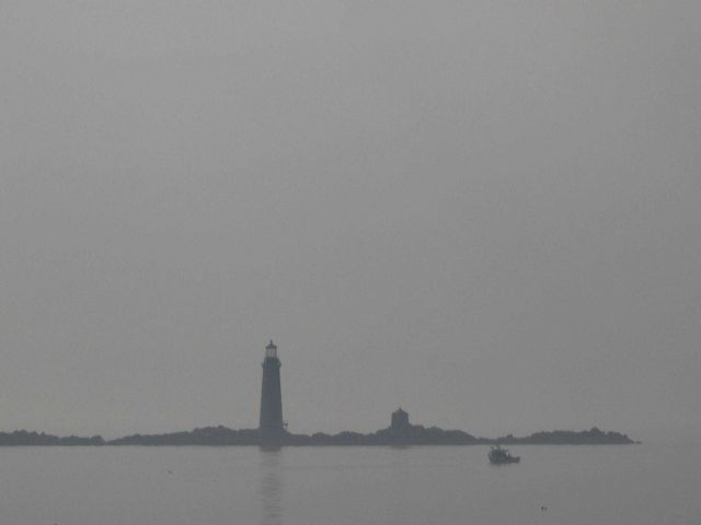 Graves Lighthouse, outer Boston harbor. Picture