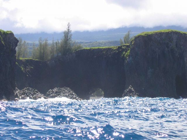 Coast of eastern Maui. Picture