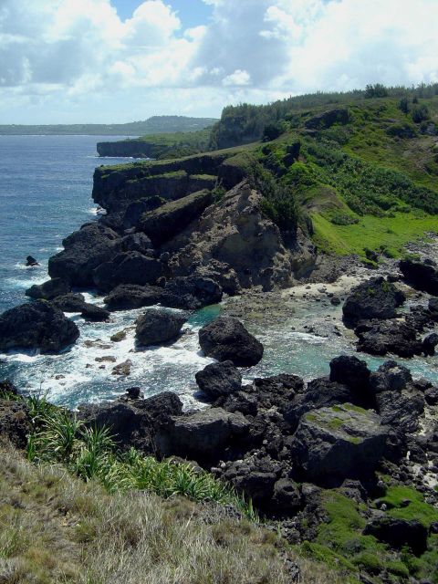 Coast near Forbidden Island, Saipan. Picture