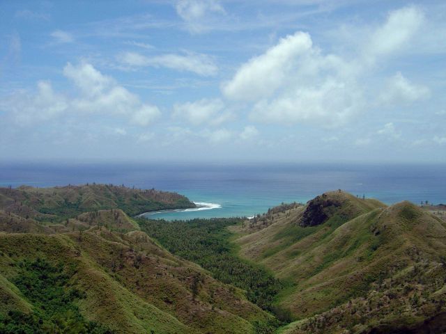 Cetti Bay, on the southern coast of Guam. Picture