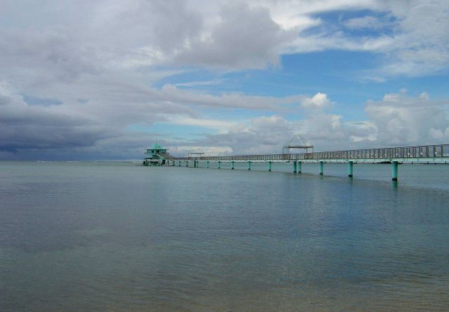 Tourist pier and tower on Guam Picture