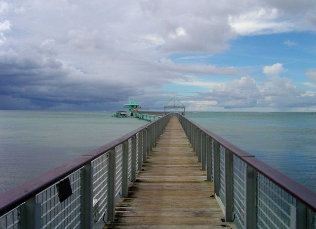 Tourist pier and tower on Guam Picture