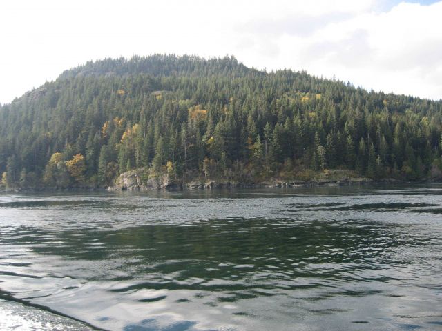 A fall scene along the Inside Passage. Picture