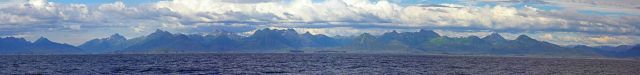 A majestic view of Chichagof Island from Cross Sound. Picture