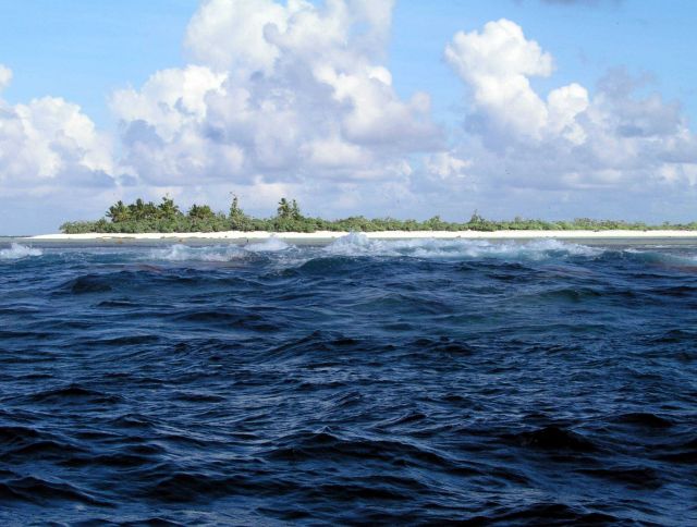Rose Island, an atoll off the coast of American Samoa. Picture
