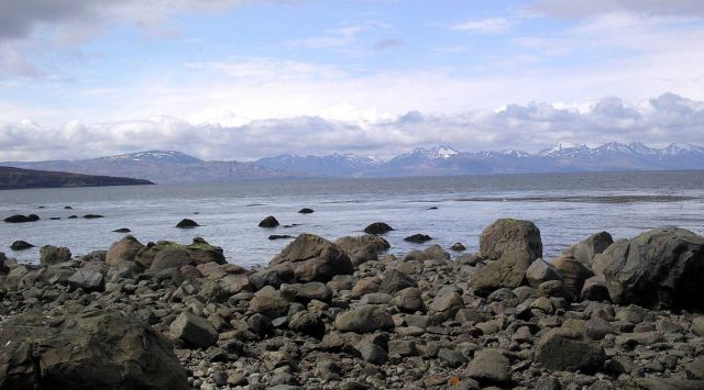 Agate Beach at Sand Point. Picture