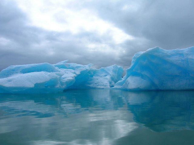 An iceberg that has calved off of LeConte Glacier. Picture