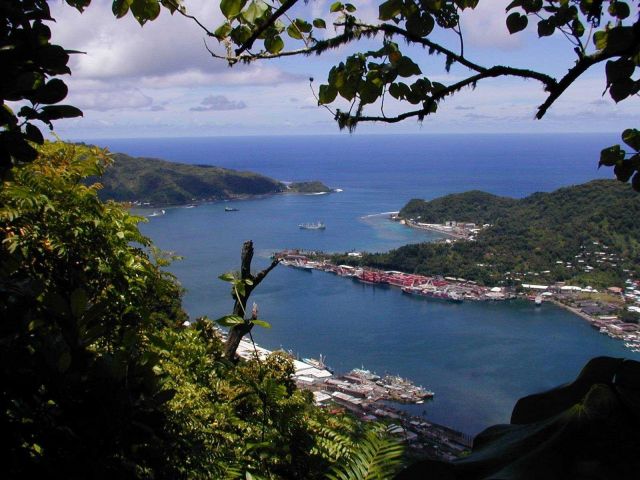The Harbor at Pago Pago. Picture