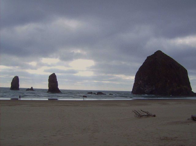 Haystack Rock at Cannon Beach. Picture