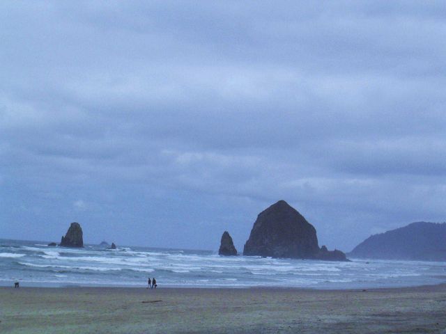 Haystack Rock at Cannon Beach. Picture