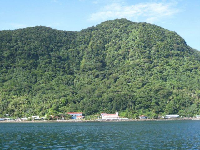 Mountains surrounding Pago Pago Harbor Picture