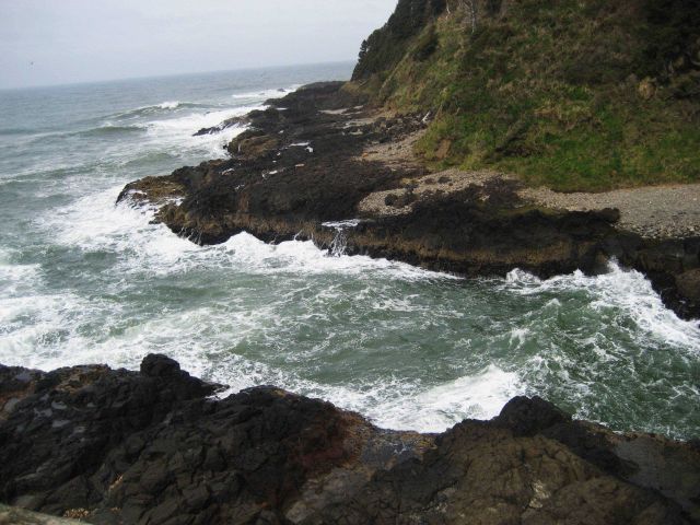 The sea working its way into the continent Picture