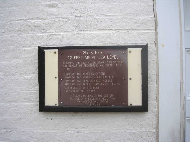 217 steps to go 172 feet to the top of Barnegat Lighthouse Picture