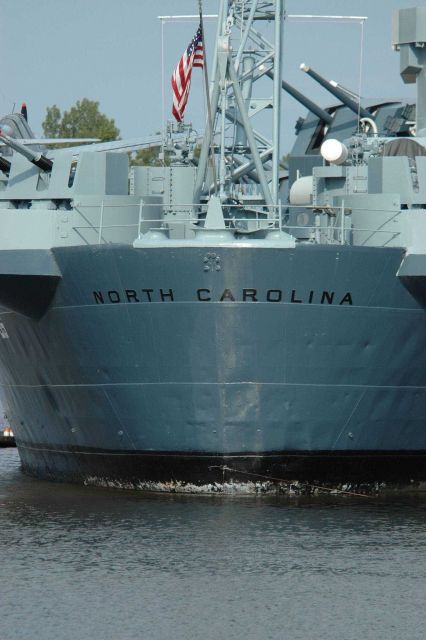 Battleship NORTH CAROLINA (BB55), a World War II era battleship that saw many heroic actions Picture