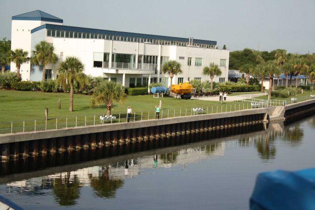 Harbor Branch ship base at Fort Pierce. Picture