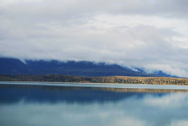 Looking at the eastern shore of Glacier Bay from Blue Mouse Cove Picture