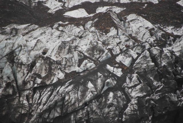A close-up view of the front of the Grand Pacific Glacier. Picture