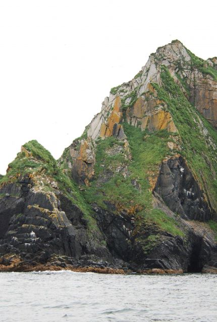 Highly inclined sedimentary beds Picture