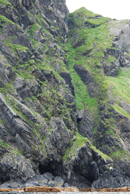 Highly inclined sedimentary beds Picture