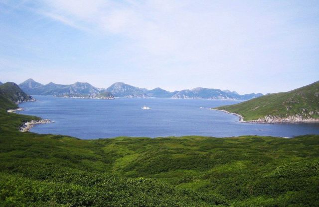 Northwest Harbor on Little Koniuji Island. Picture