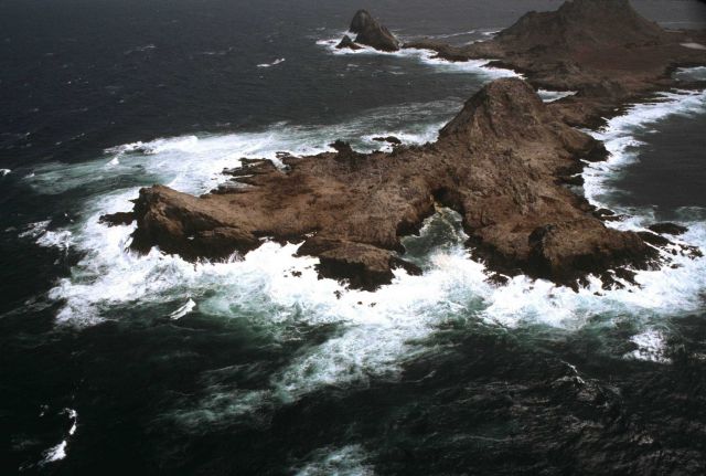 Aerial views of the wind-swept sea-swept Farallons, a virtual wilderness less than thirty miles from downtown San Francisco Picture