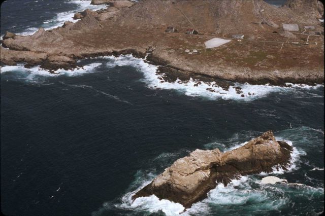 Aerial views of the wind-swept sea-swept Farallons, a virtual wilderness less than thirty miles from downtown San Francisco Picture