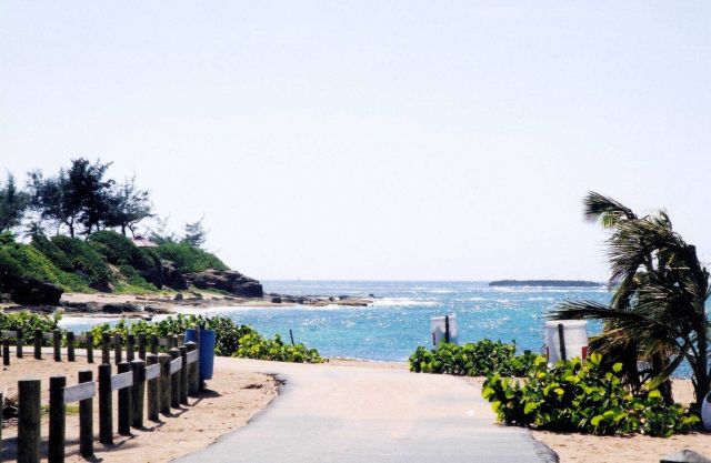 A shoreside trail on St Picture
