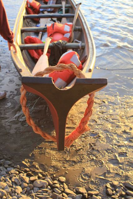 Tlingit cedar canoe made at Sitka National Historic Park as part of revival of Tlingit culture Picture