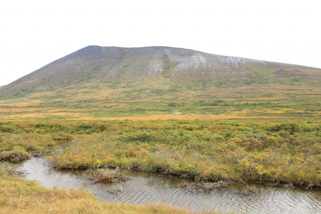 A small stream leading to Salmon Lake north of Nome Picture
